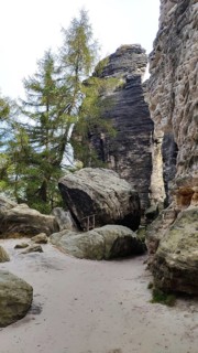 Tyssa Walls, rock town, Bohemian Switzerland, Czech Republic, Europe