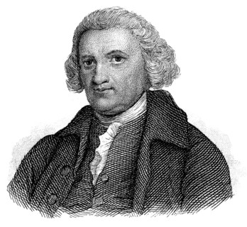 Portrait of John Smeaton, 1724 - 1792, the English engineerfather of civil engineering, Portrait
