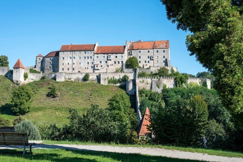 Burghausen Castle in Bavaria, the longest Castle in the World, Germany, Europe