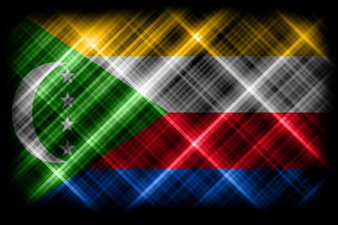 Comoros flag, national flag, modern flag background