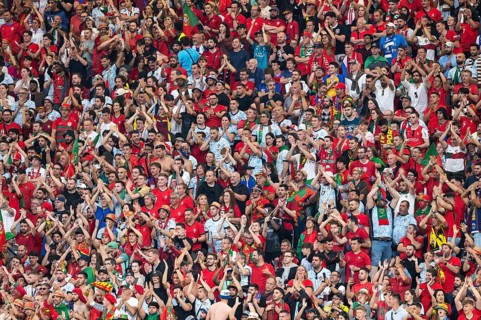 LEIPZIG, GERMANY - JUNE 18, 2024: Euro 2024 Groupe F match Portugal vs Czechia 2:1. Portugal