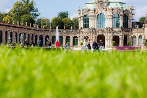 The Zwinger in Dresden is one of the most famous baroque buildings in Germany and is home to