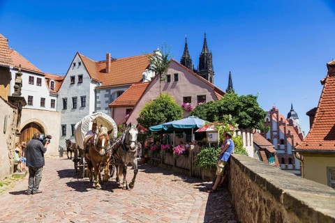 Settlers' procession at Albrechtsburg Castle