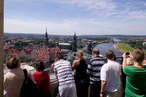 View from the lantern of the Church of Our Lady