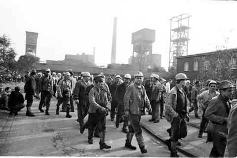 The spontaneous strike, here on 10.9.1969 by the miners of the Minister Stein colliery, was one of