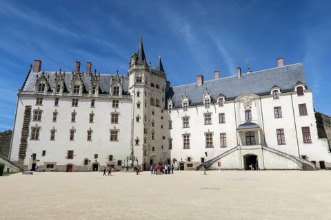 Château des ducs de Bretagne, Castle on the Loire, Nantes, Département Loire-Atlantique, France,