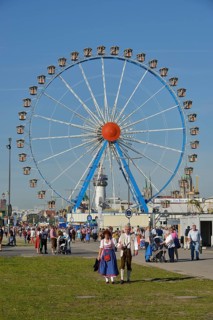 Ferris wheel, Oktoberfest, Munich, Upper Bavaria, Bavaria, Germany, Europe