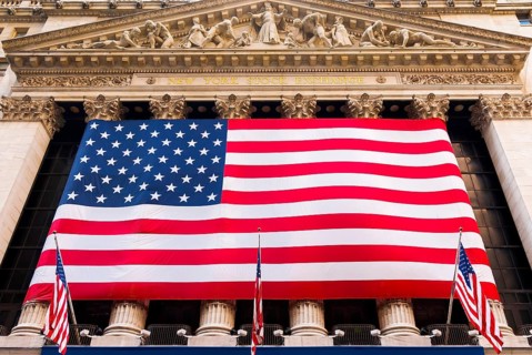 New York stock exchange, stock exchange, financial district, Manhattan, New York City, USA, North