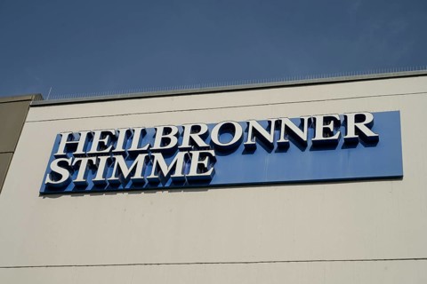 Editorial and publishing house Heilbronner Stimme, Allee, Heilbronn, Baden-Württemberg, Germany,