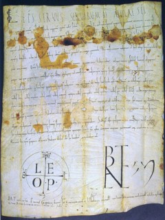 A document of Pope Leo IX Città del Vaticano, Rome, Archivio Segreto Vaticano, Historical,