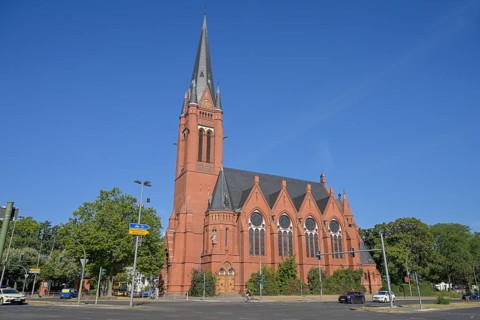 Church Zum Guten Hirten, Friedrich-Wilhelm-Platz, Friedenau, Berlin, Germany, Europe