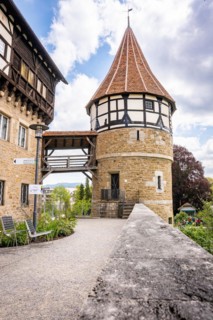 Historical building of the Wagon Museum, Balingen, Germany, Europe