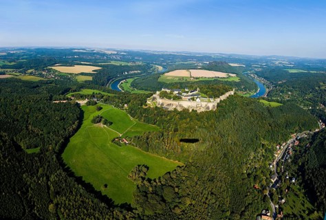 Festund Königstein and the Lilienstein