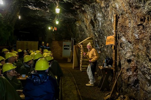 Mettenschicht in the Ehrenfriedersdorf tin mine