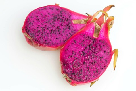 Triangular hylocereus (Hylocereus triangularis), pitahaya, crops, fruits, fruit, cacti (Cactaceae),