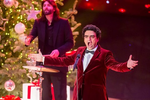 Christmas with us with Kim Fisher, dress rehearsal, Rolando Villazon