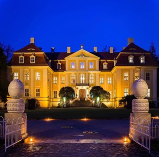 Baroque Rammenau Castle, Rammenau Castle in Rammenau near Bischofswerda in the district of Bautzen