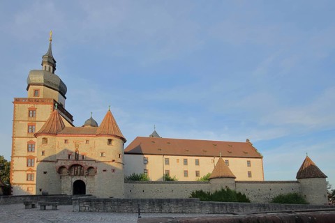 Scherenberg Gate of Marienberg Fortress, Gatehouse, Renaissance, Würzburg, Lower Franconia,