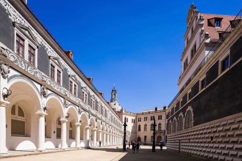 Stable courtyard of the Dresden Royal Palace
