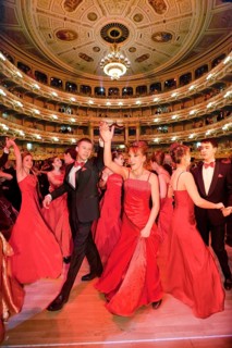 Debutantes at the Semper Opera Ball. After the tension of the opening with the Viennese Waltz, the