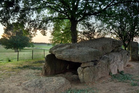 The Grand Dolmen de Weris near Durbuy, Belgian Ardennes, Belgium, Europe