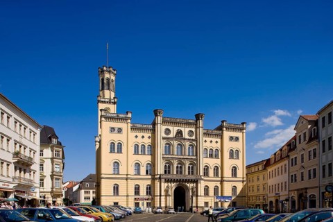 Town hall Supra-regionally important building of early historicism, built in 1840-1845 by master
