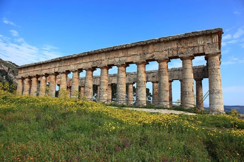 Temple of Hera, Temple of Hera in the former ancient city of Segesta, the province of Trapani,
