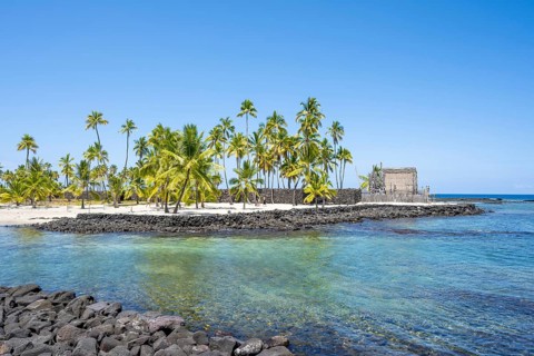 Pu'uhonua O Honaunau National Historical Park, Big Island, Hawaii, USA, North America