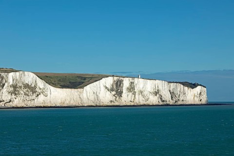 Chalk cliffs near Dover, England, Great Britain