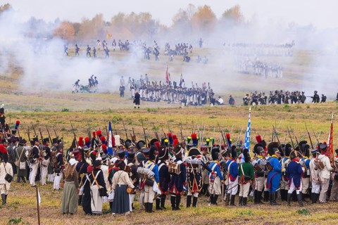 Re-enactment of the Battle of the Nations