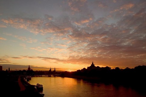 DEU Saxony Dresden Dresden Silhouette