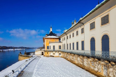 Pillnitz Palace & Park, in winter