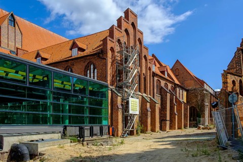 The Stralsund Maritime Museum in the former Katharinenkloster, headquarters of the German Maritime