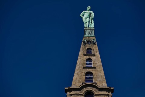 Bergpark Wilhelmshöhe with the Hercules Statue, UNESCO World Heritage Site, Kassel, Hesse, Germany,