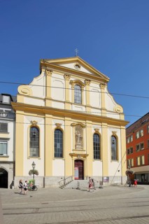 Baroque Augustinian Church, Würzburg, Lower Franconia, Franconia, Bavaria, Germany, Europe