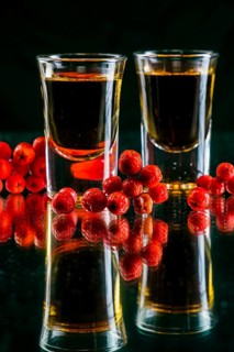 Spirits from the Ore Mountains, here the rowanberry schnapps