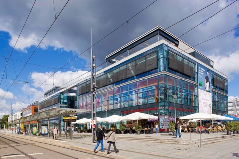 The Kugelhaus is part of the redesign of Wiener Platz