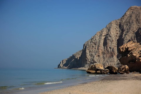 Arabian Gold Coast, near Bukha, Bukha, in the Omani enclave of Musandam, Oman, Asia