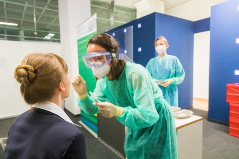 The Saxon Corona Test Centres for air travellers officially go into operation on Monday, 3 August,