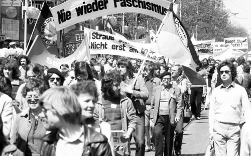 The 35th anniversary congress to end fascist rule was accompanied by a demonstration and rally in