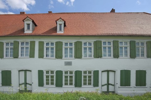 Historic Mozart House, Mozart-Haus, Rüsselsheim, Hesse, Germany, Europe