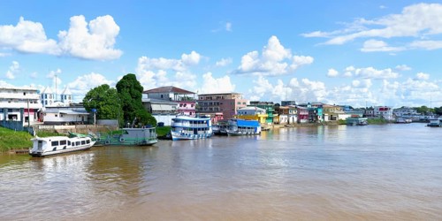 Nova Olinda do Norte, Settlement along the Madeira River, Amazonia State, Brazil, South America