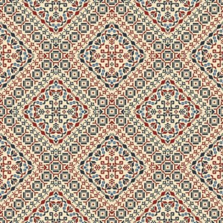 Traditional Latvian embroidery seamless pattern, vector illustration