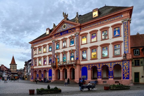 Gengenbach Advent Calendar, largest house Advent calendar in the world, Gengenbach, Ortenaukreis,