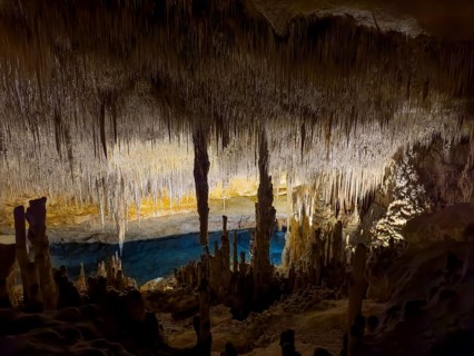 Caves of Drach, Coves del Drac, Porto Christo, Majorca, Balearic Islands, Spain, Mediterranean Sea,