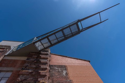 Part of the modern conversion of the former National Socialist Congress Hall into a documentation