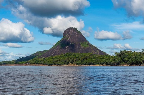 Huge granite hills, Cerros de Mavecure, Eastern Colombia