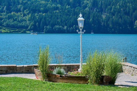 Lake, shore, summer, Lake Millstatt, Millstatt, Carinthia, Austria, Europe