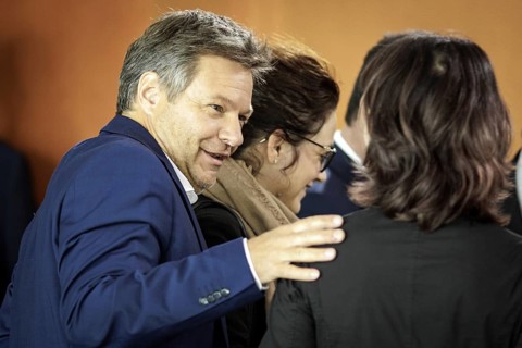 Annalena Baerbock, Bundesaussenministerin, und Robert Habeck, Bundesminister fuer Wirtschaft und