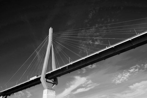 Köhlbrand Bridge, Hamburg, Land Hamburg, Germany, Europe